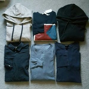 Bundle of 6 Mens Shirts and Sweatshirts